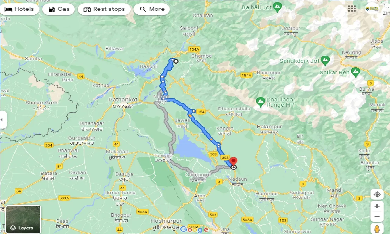 dalhousie-to-jawalamukhi-one-way