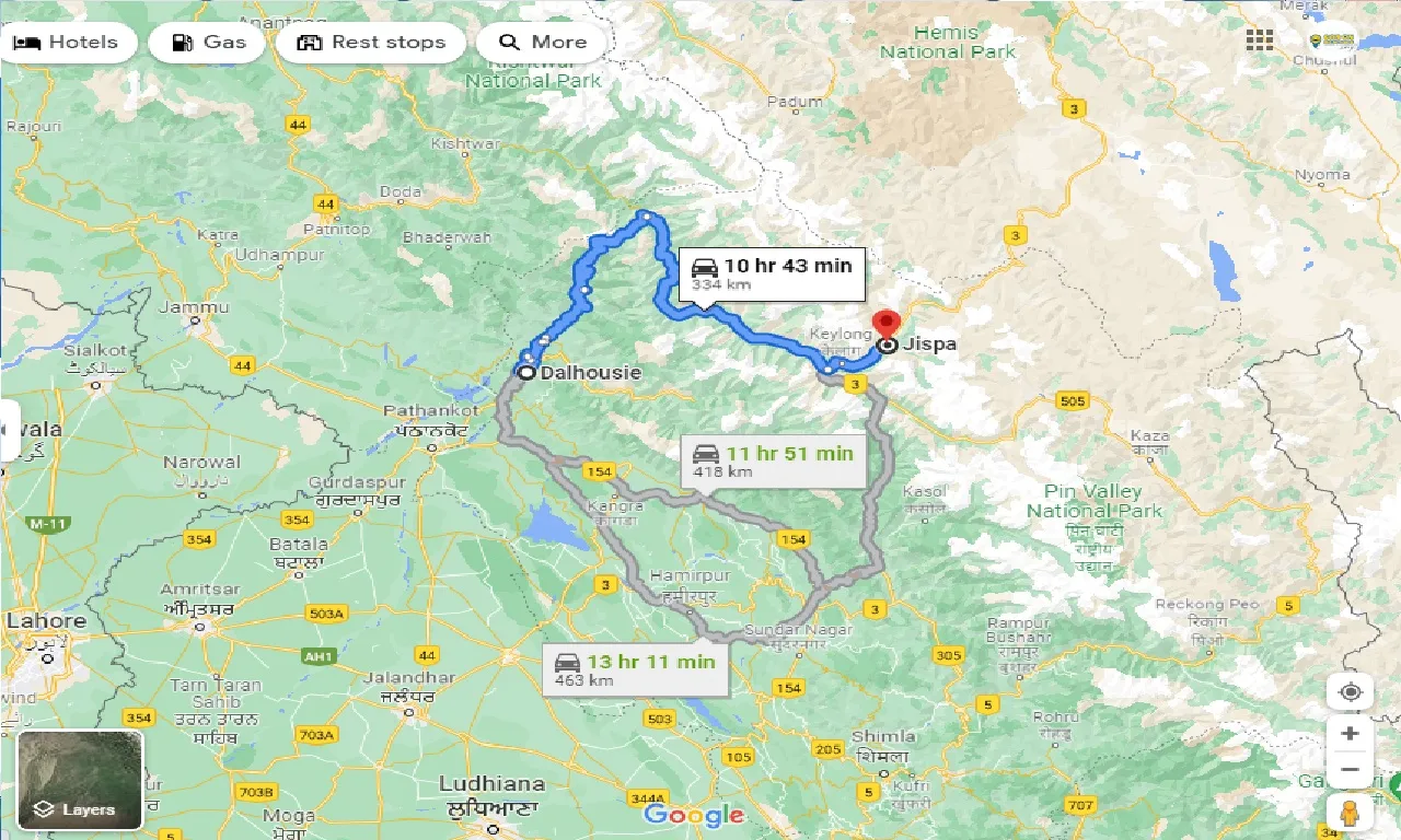 dalhousie-to-jispa-one-way