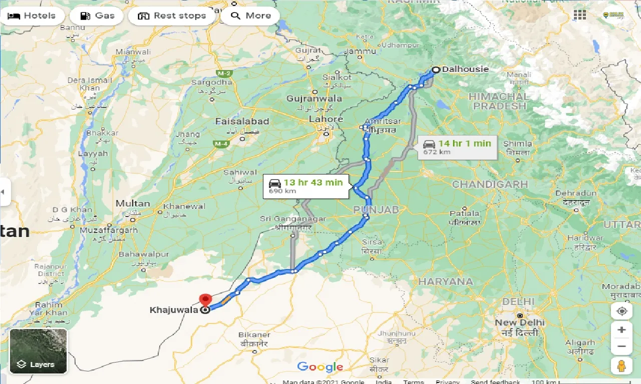 dalhousie-to-khajuwala-taxi