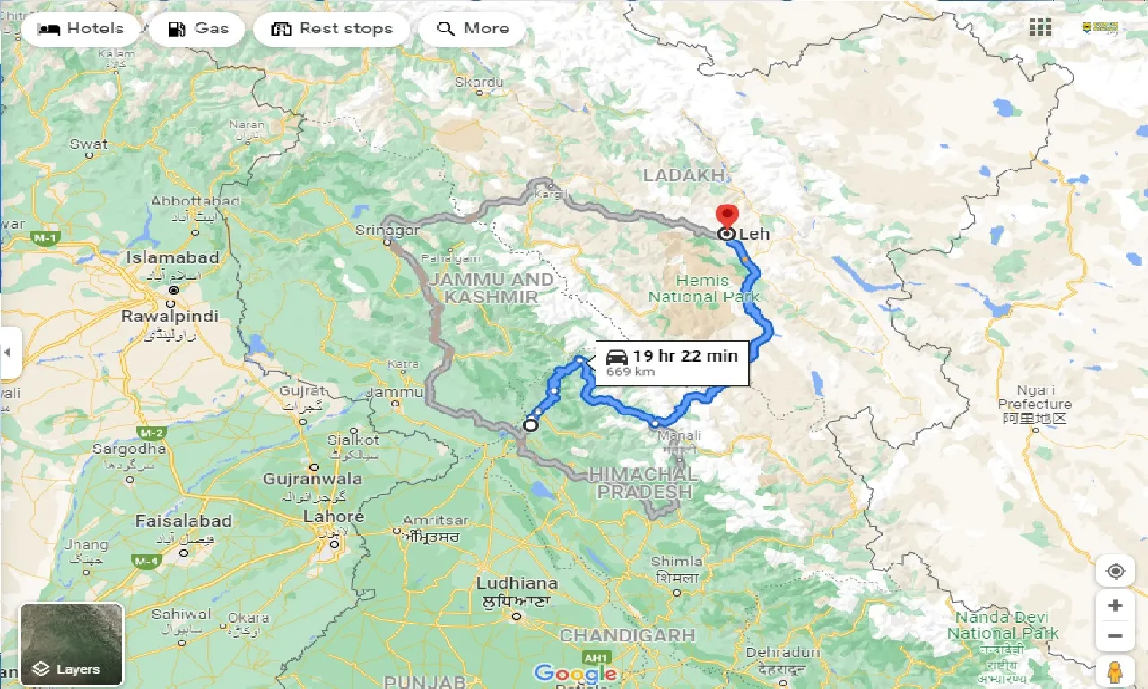 dalhousie-to-leh-one-way