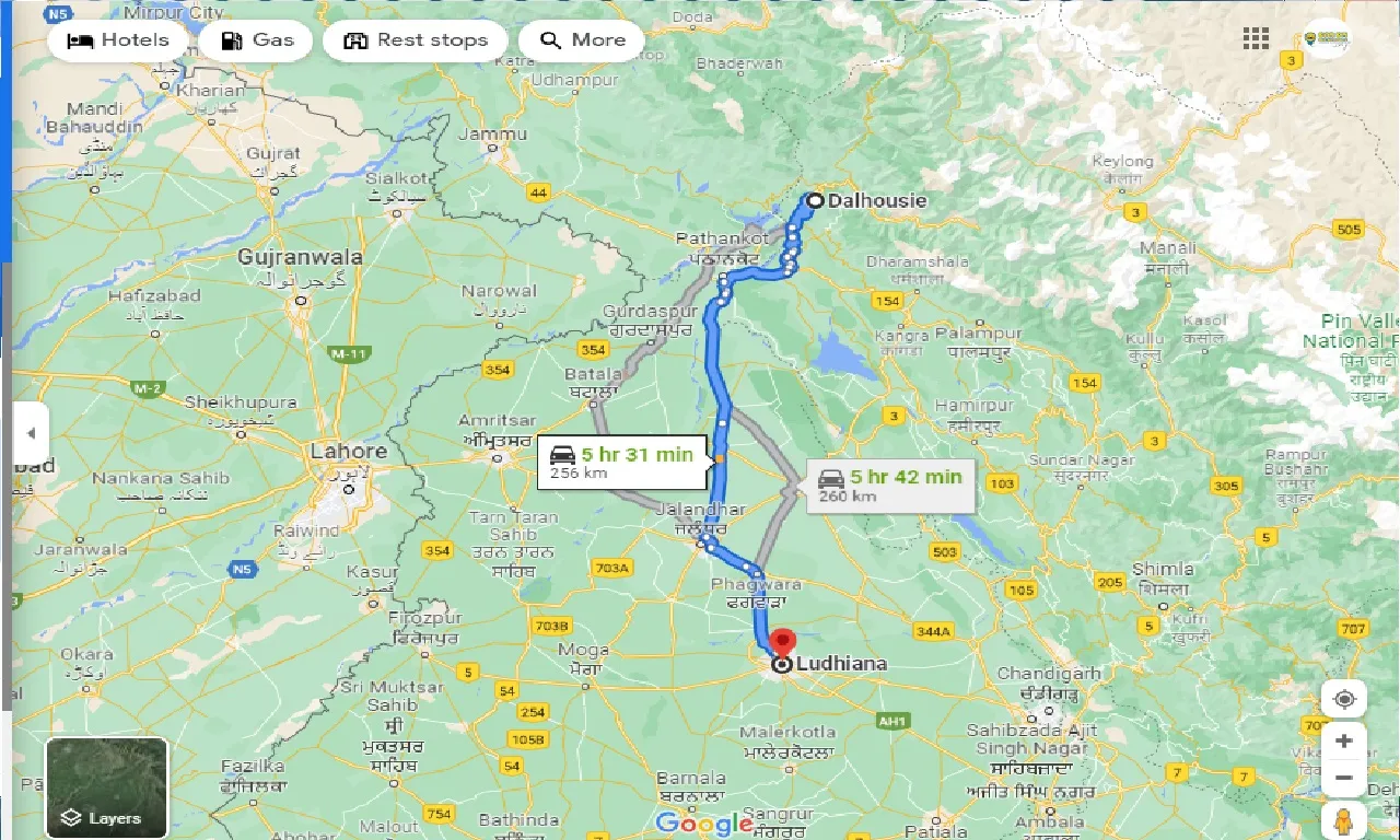 dalhousie-to-ludhiana-one-way