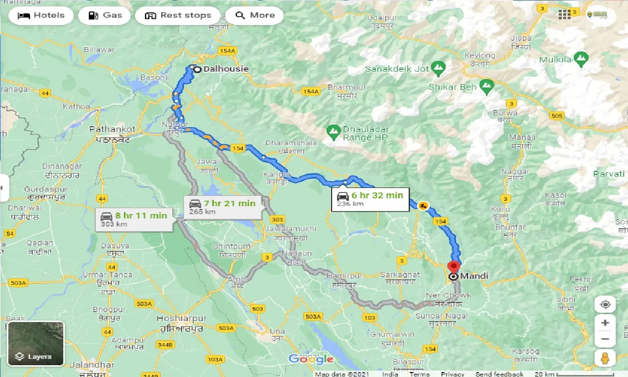dalhousie-to-mandi-taxi