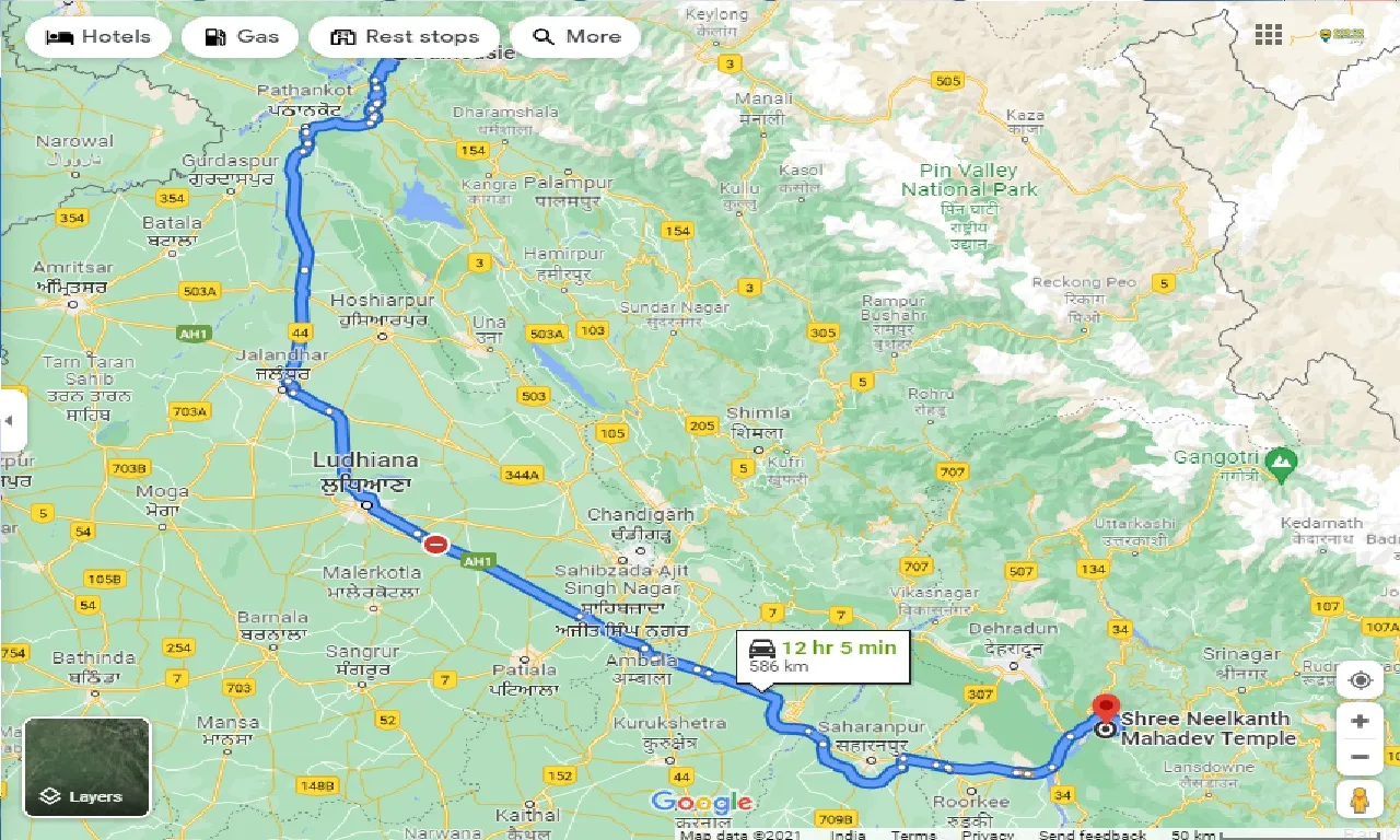 dalhousie-to-neelkanth-one-way