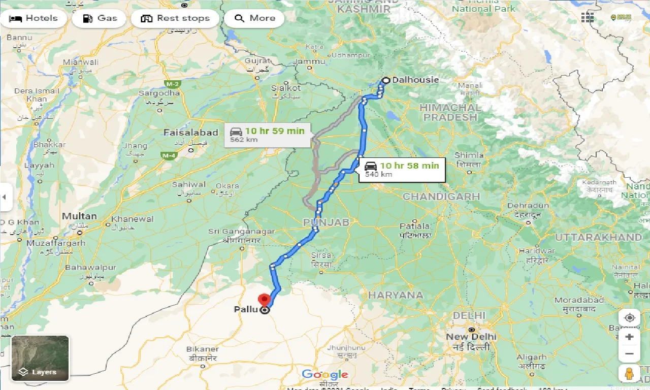 dalhousie-to-pallu-one-way