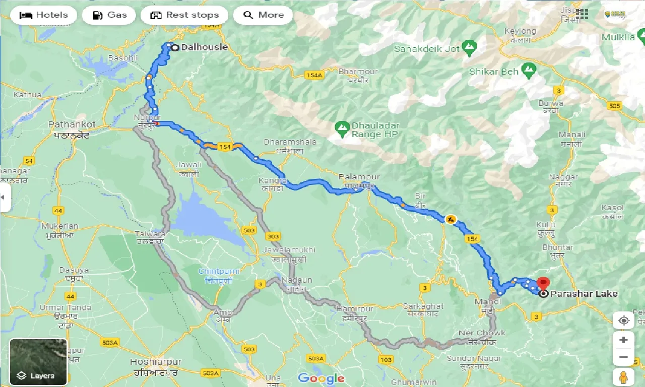 dalhousie-to-prashar-lake-one-way