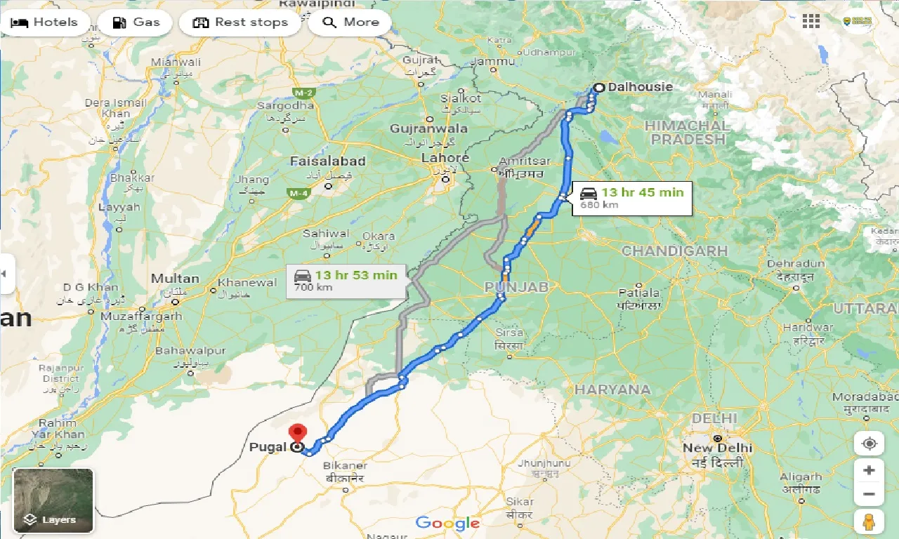 dalhousie-to-pugal-one-way