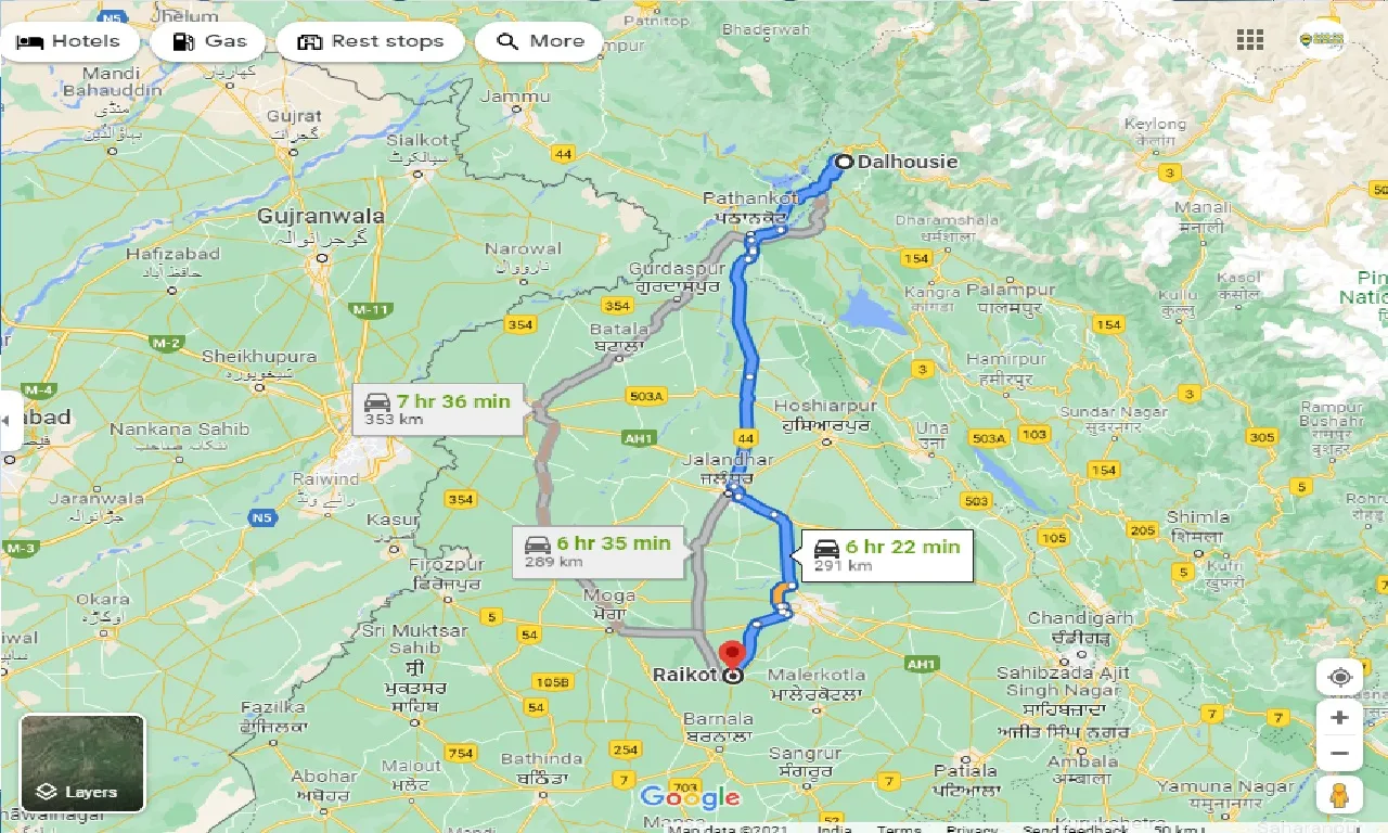 dalhousie-to-raikot-taxi