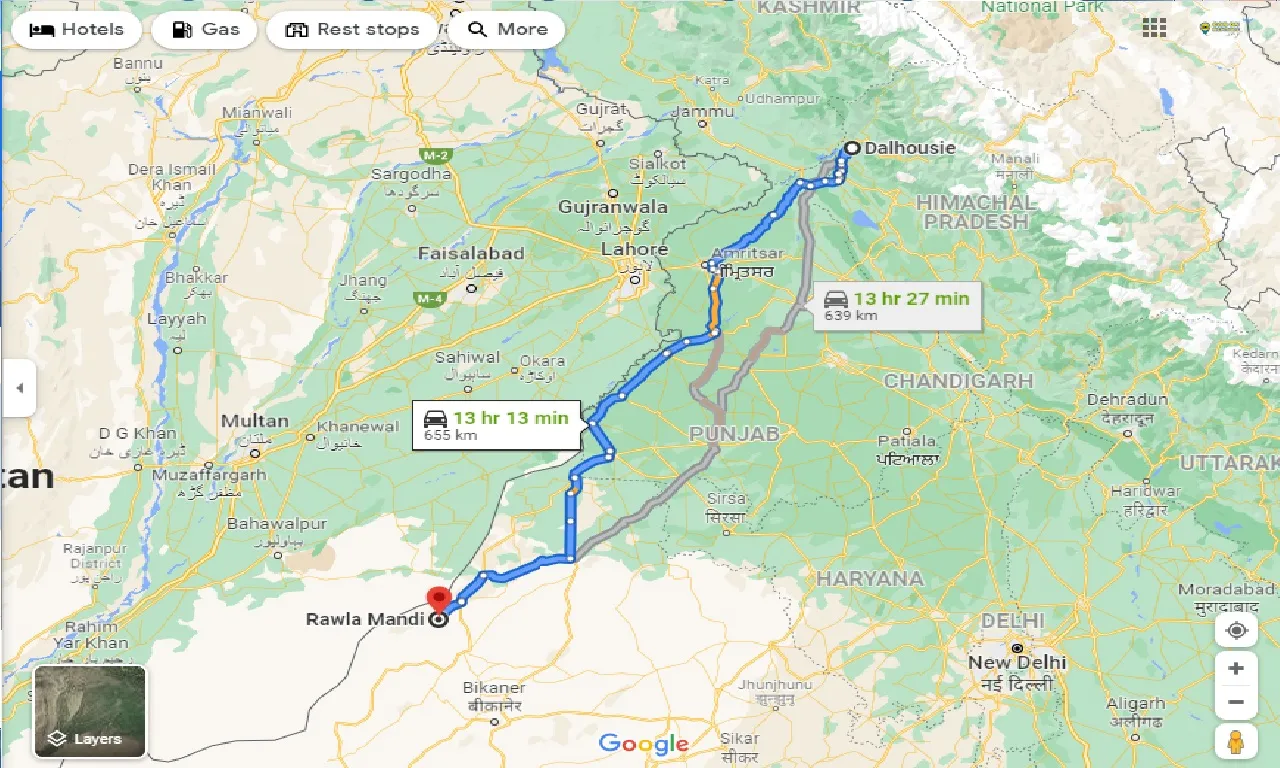 dalhousie-to-rawla-mandi-taxi
