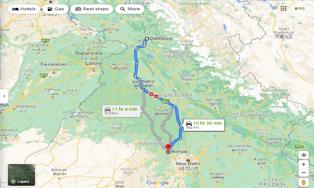 dalhousie-to-rohtak-one-way