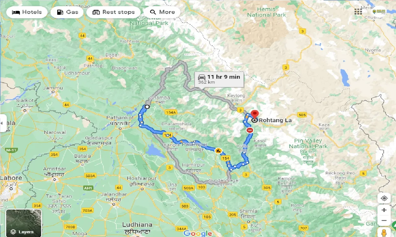 dalhousie-to-rohtang-la-one-way