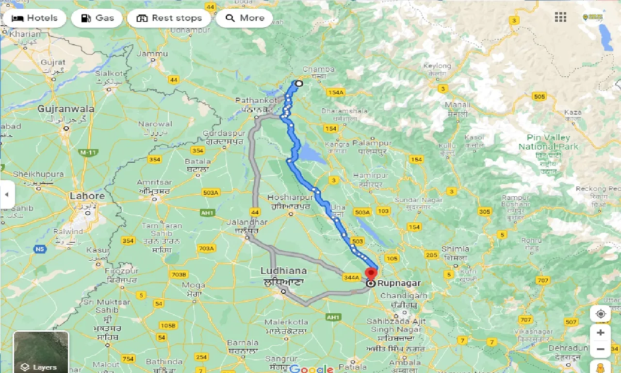 dalhousie-to-rupnagar-taxi