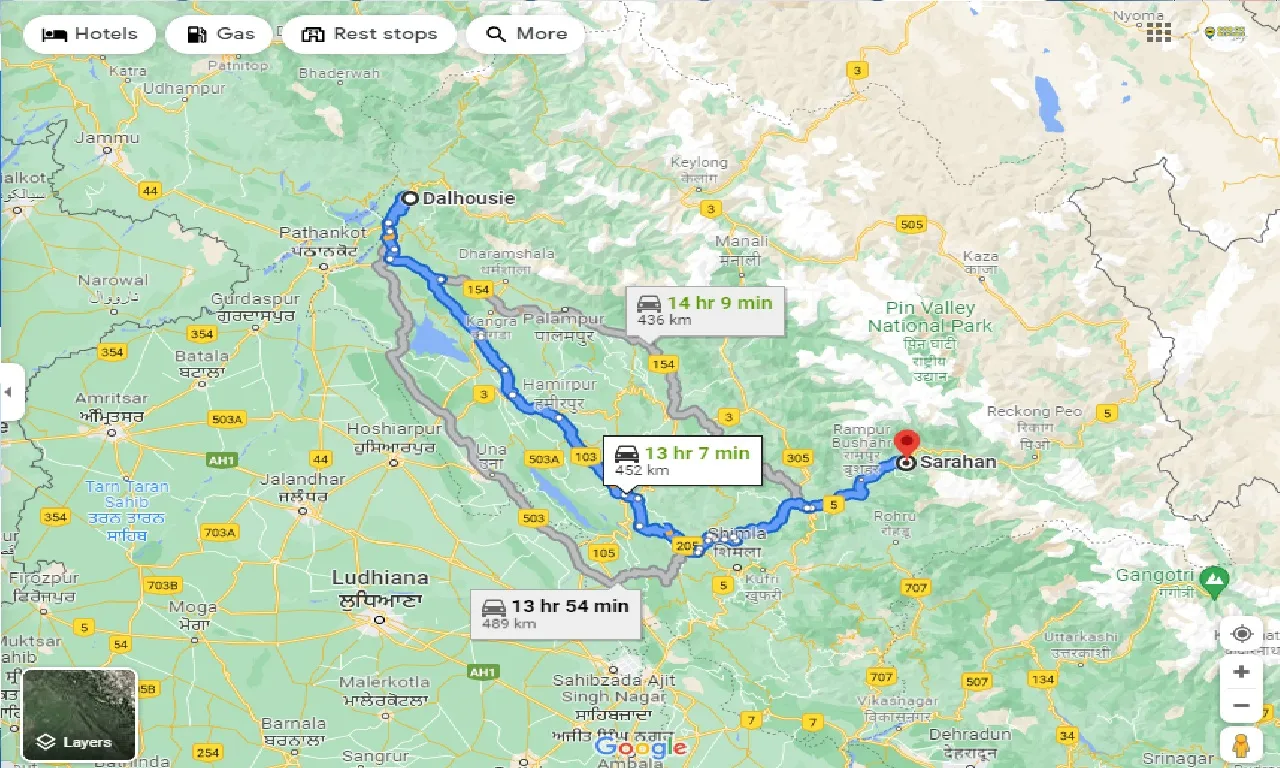 dalhousie-to-sarahan-one-way