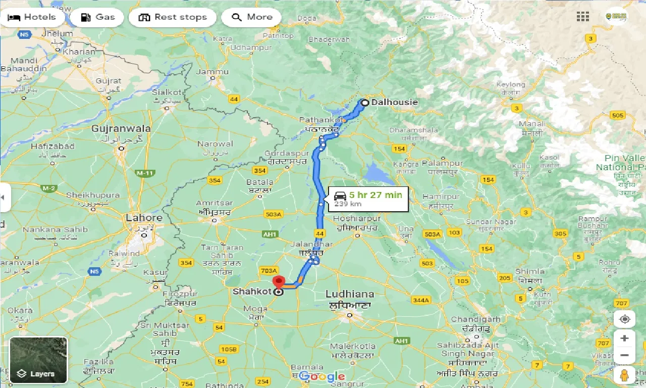 dalhousie-to-shahkot-one-way