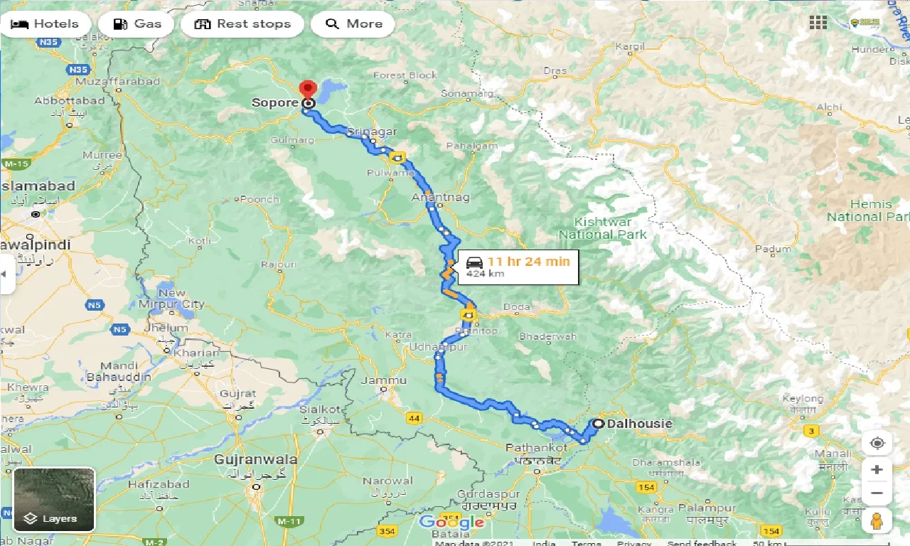 dalhousie-to-sopore-taxi