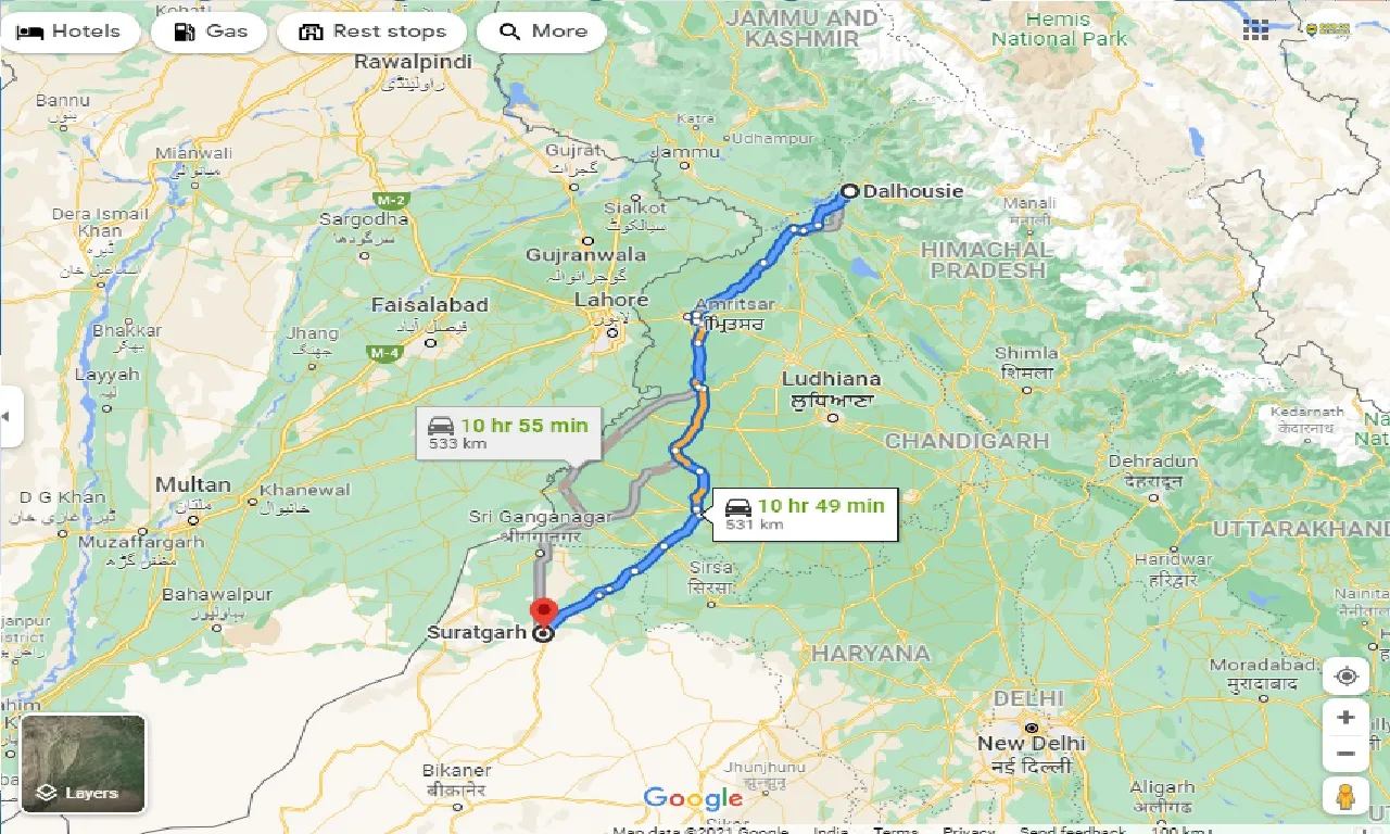 dalhousie-to-suratgarh-one-way
