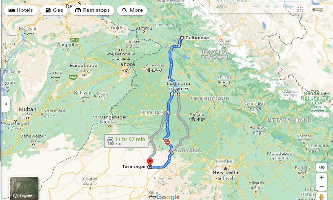 dalhousie-to-taranagar-one-way