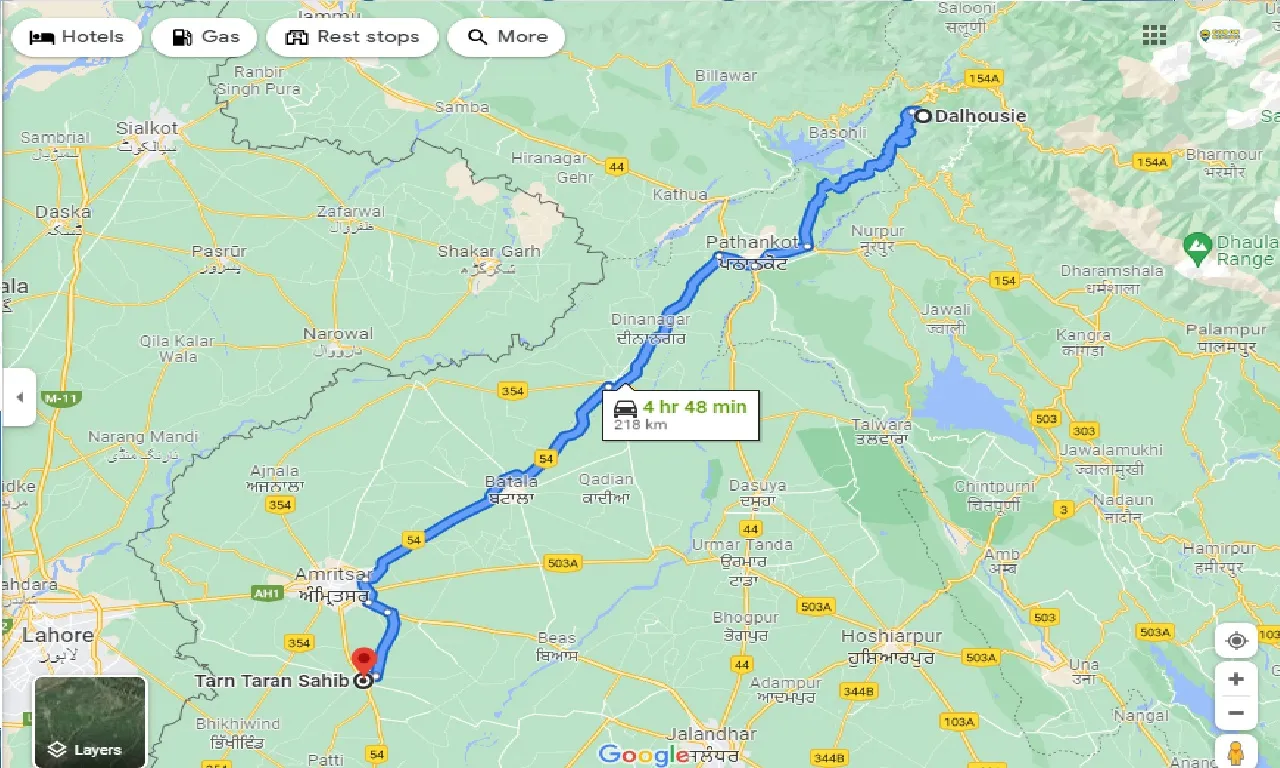 dalhousie-to-tarn-taran-sahib-taxi