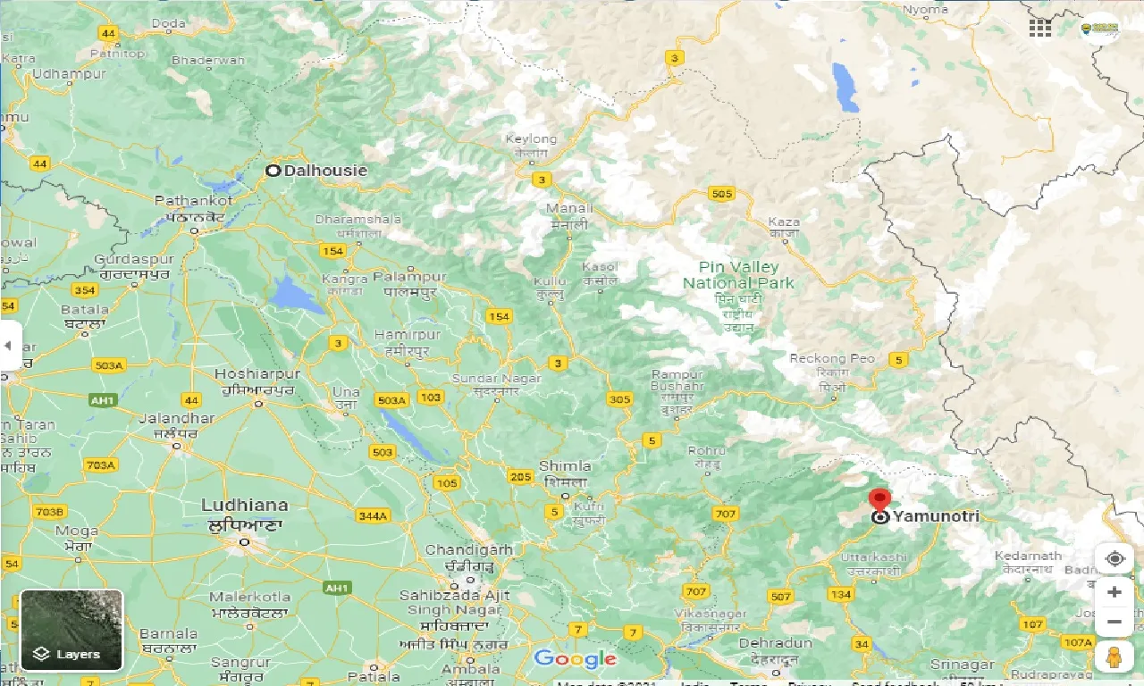 dalhousie-to-yamunotri-taxi