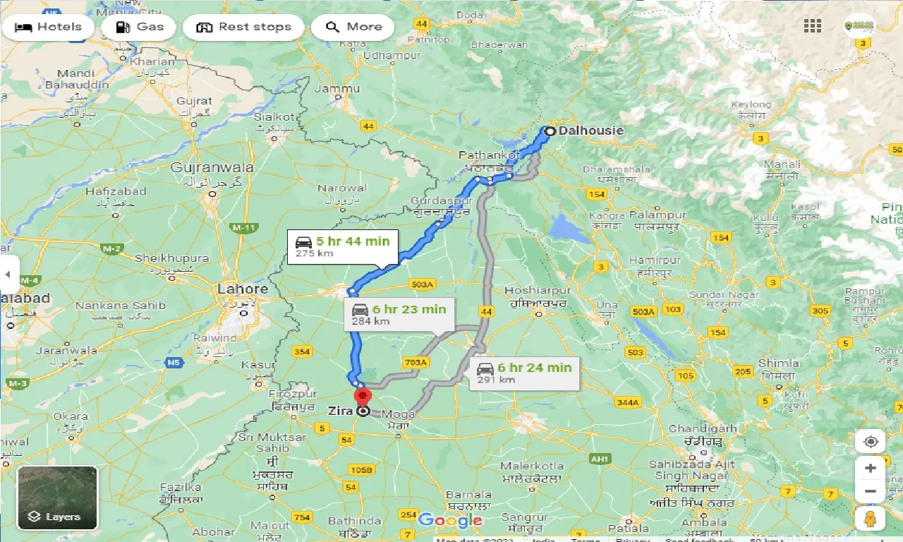 dalhousie-to-zira-one-way