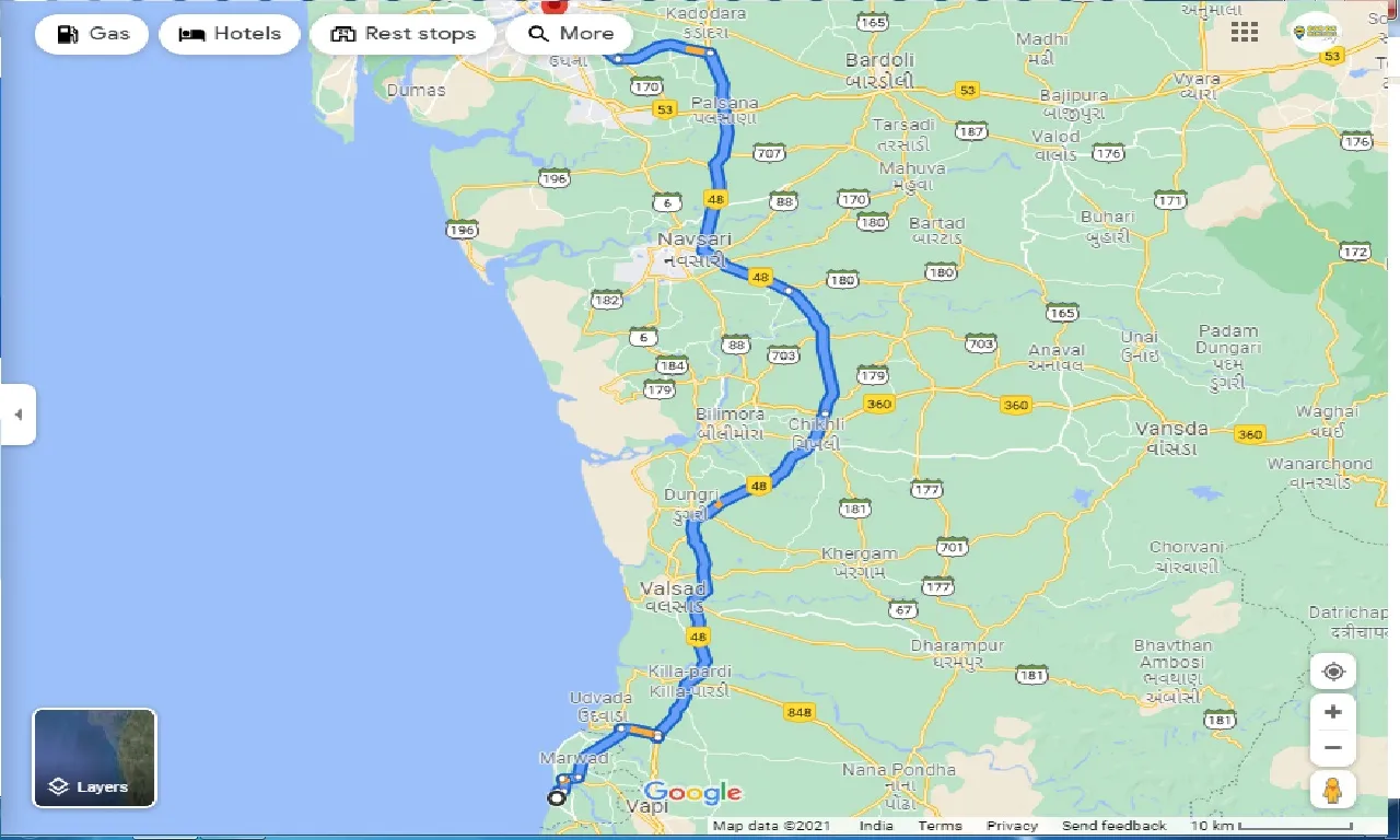 daman-to-surat-round-trip