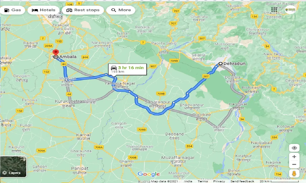 dehradun-to-ambala-one-way