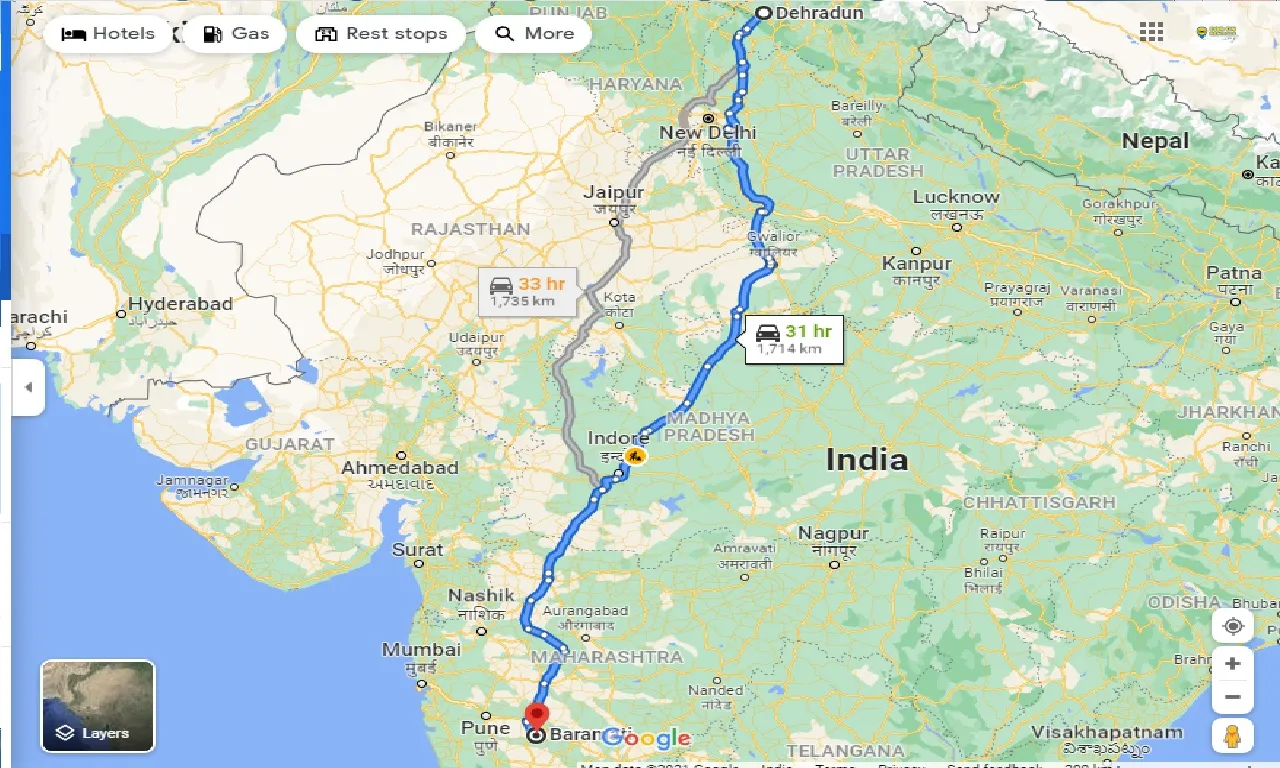 dehradun-to-baramati-one-way