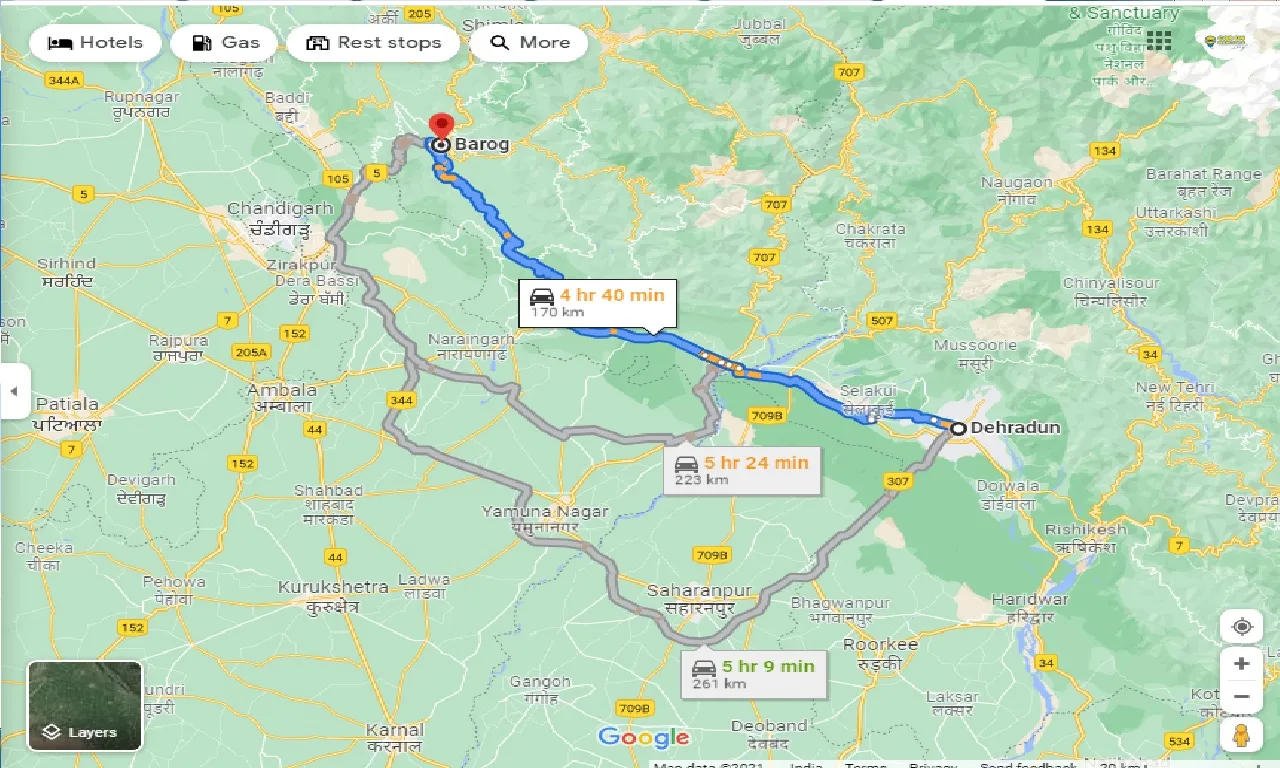 dehradun-to-barog-one-way