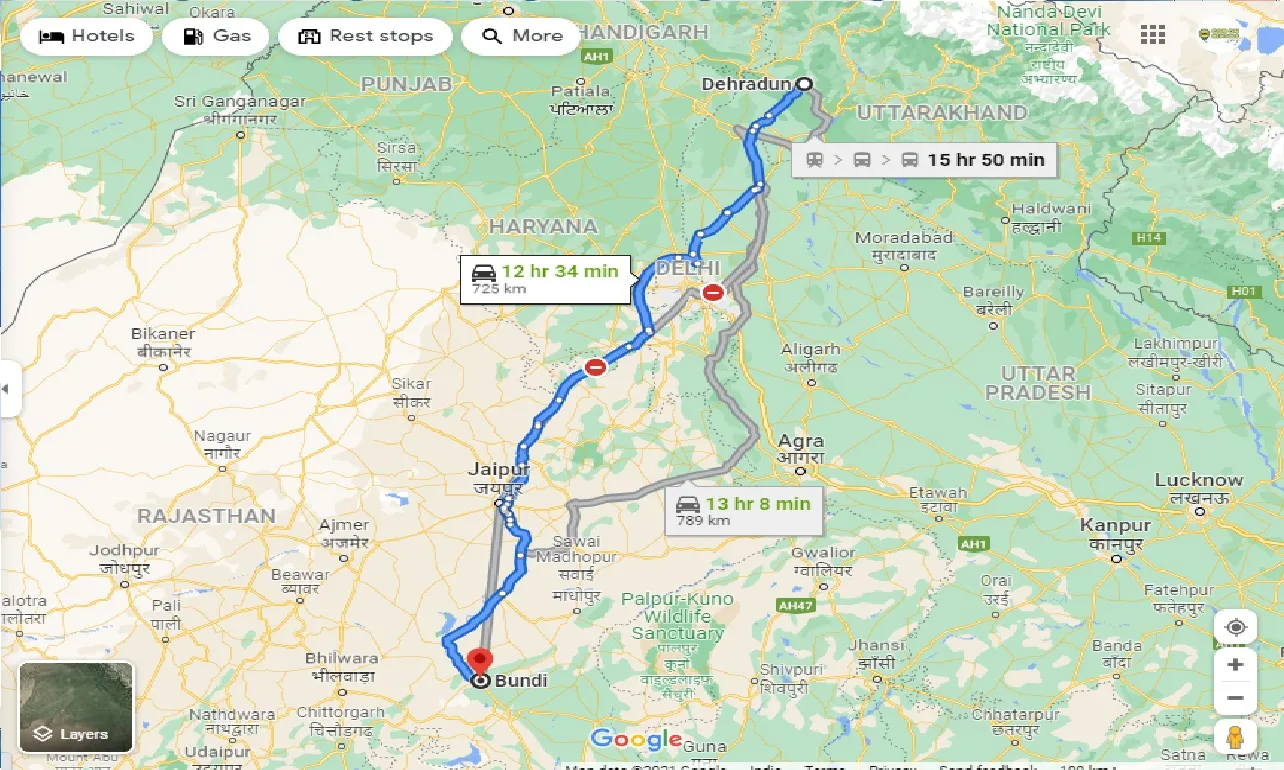 dehradun-to-bundi-taxi