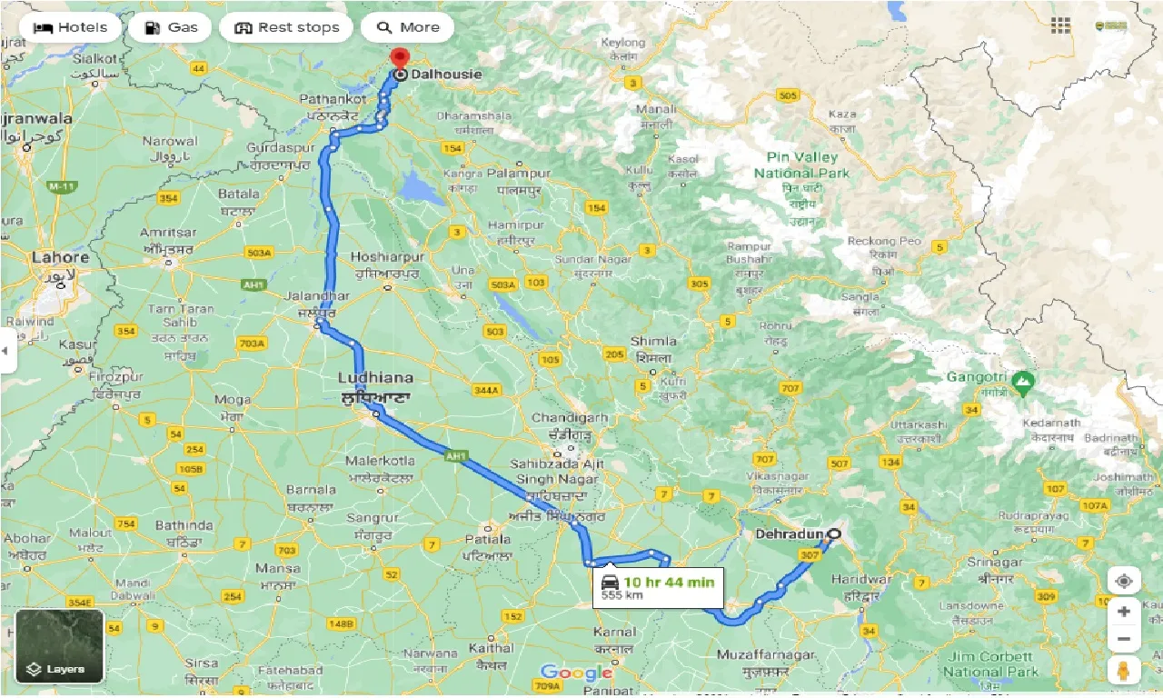 dehradun-to-dalhousie-one-way