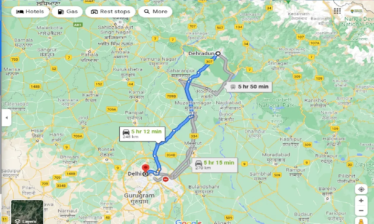 dehradun-to-delhi-round-trip