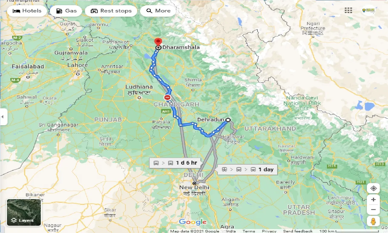 dehradun-to-dharamshala-one-way