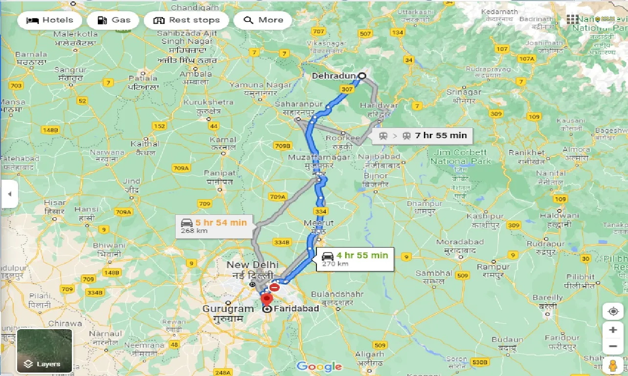 dehradun-to-faridabad-one-way
