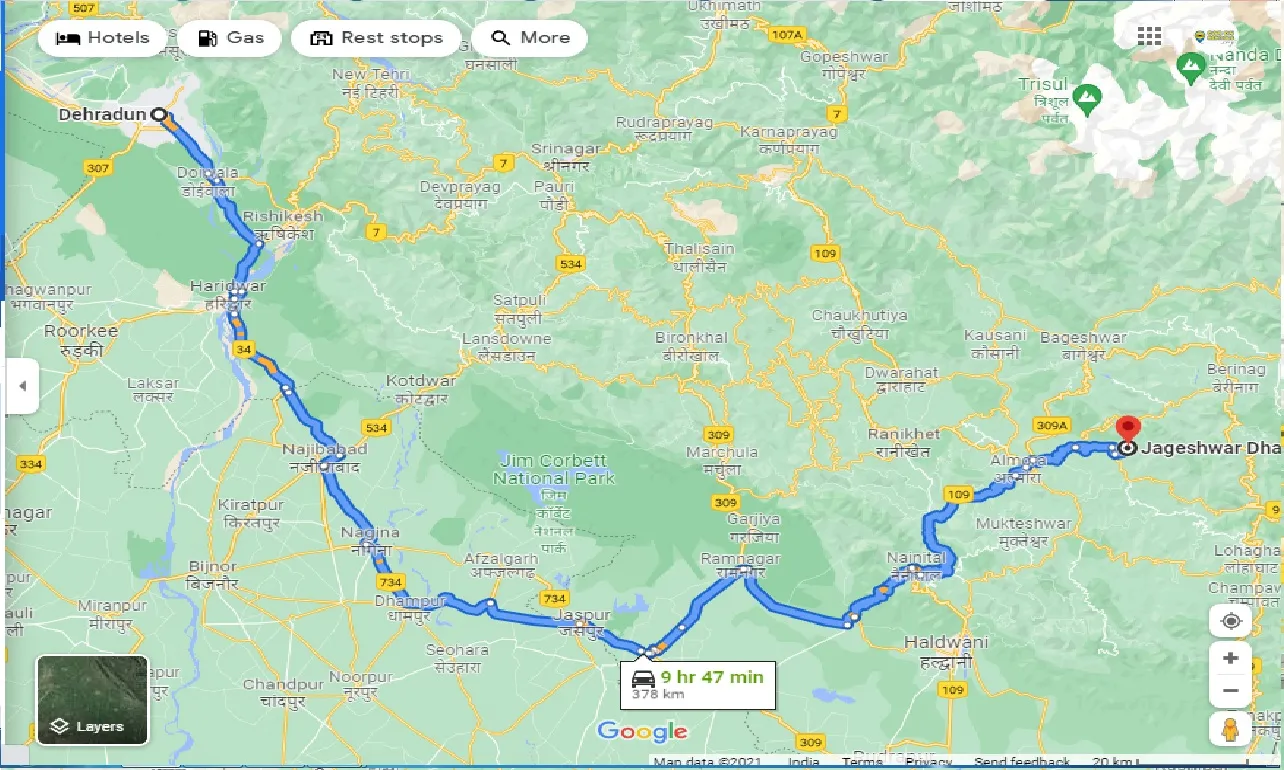 dehradun-to-jageshwar-dham-one-way