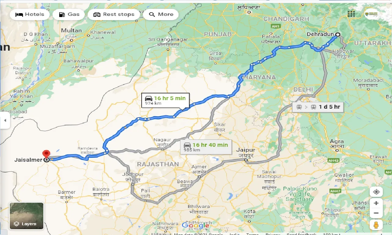 dehradun-to-jaisalmer-one-way