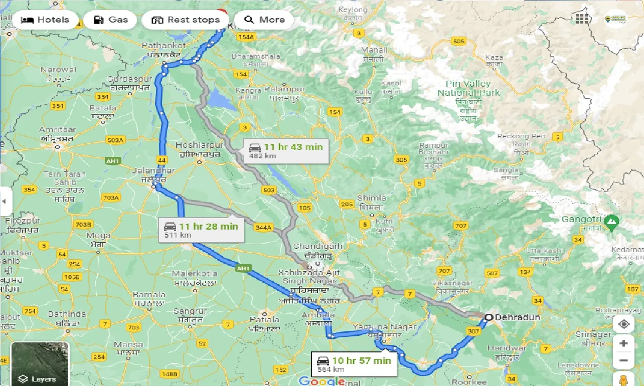 dehradun-to-khajjiar-one-way