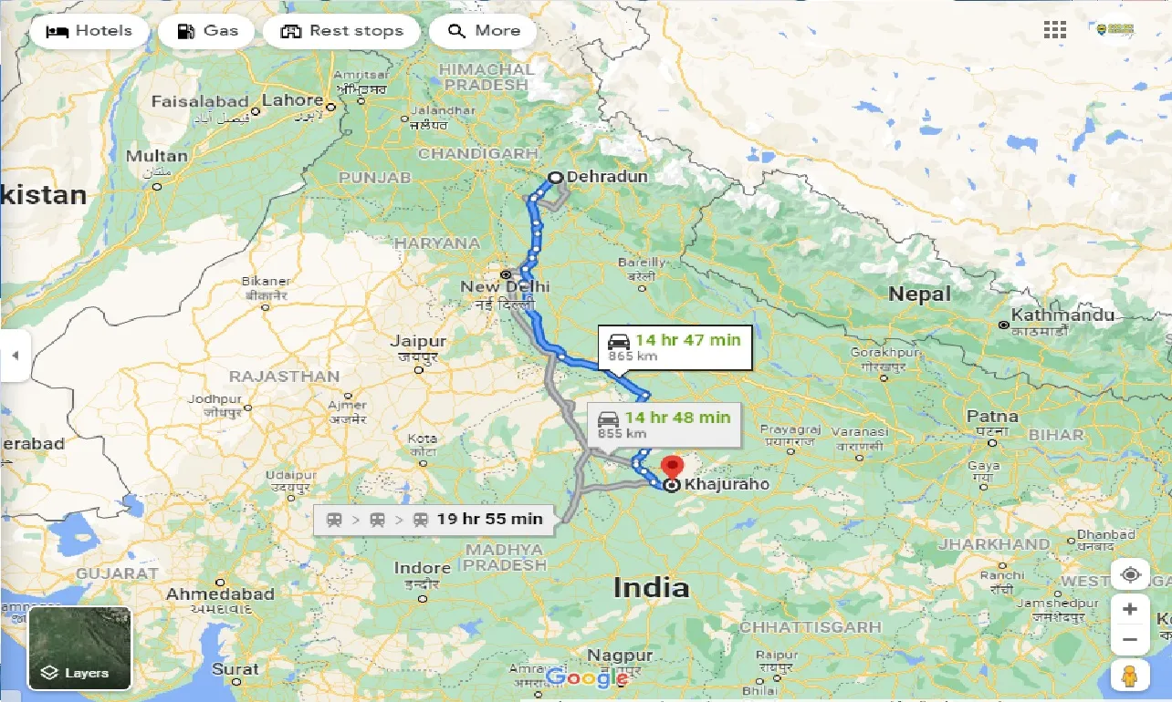 dehradun-to-khajuraho-one-way