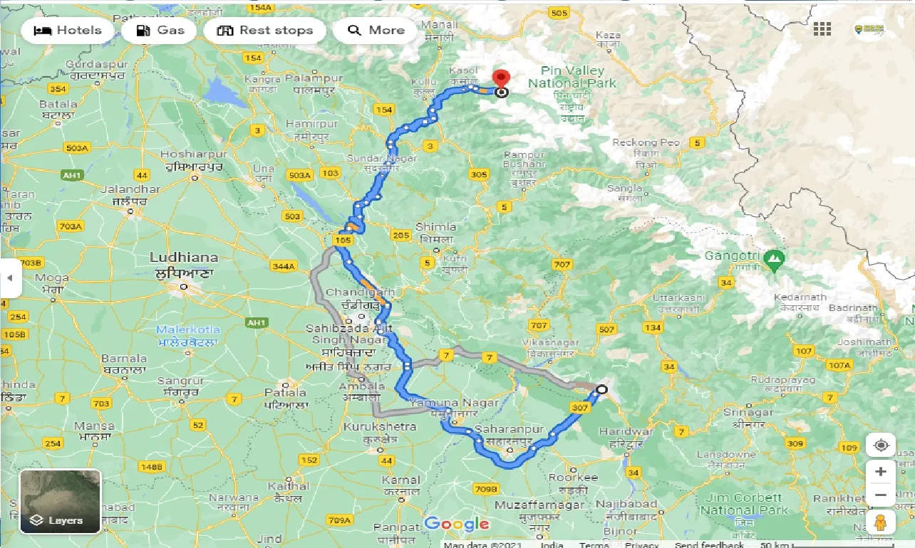 dehradun-to-khir-ganga-one-way