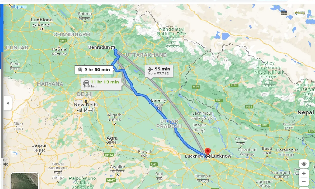 dehradun-to-lucknow-one-way