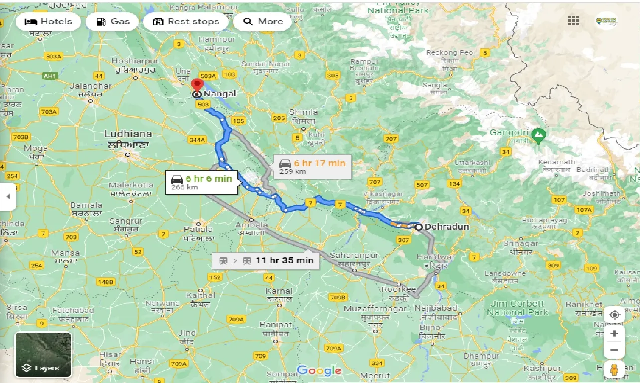 dehradun-to-nangal-one-way