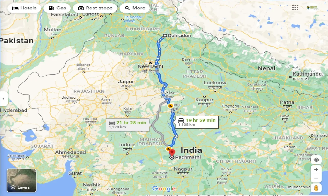dehradun-to-pachmarhi-one-way