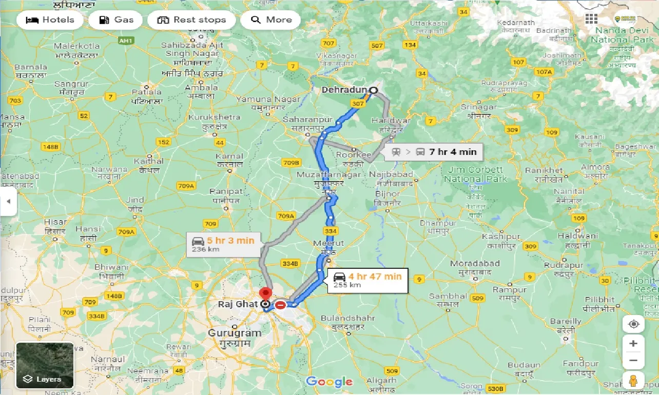 dehradun-to-rajghat-one-way