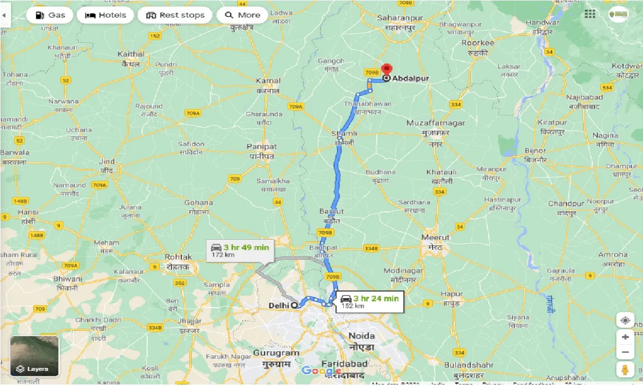 delhi-to-abdalpur-round-trip