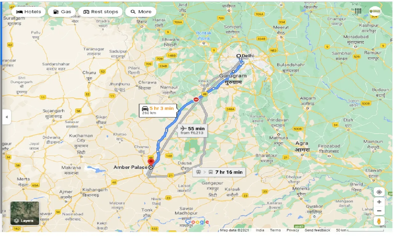 delhi-to-amber-round-trip