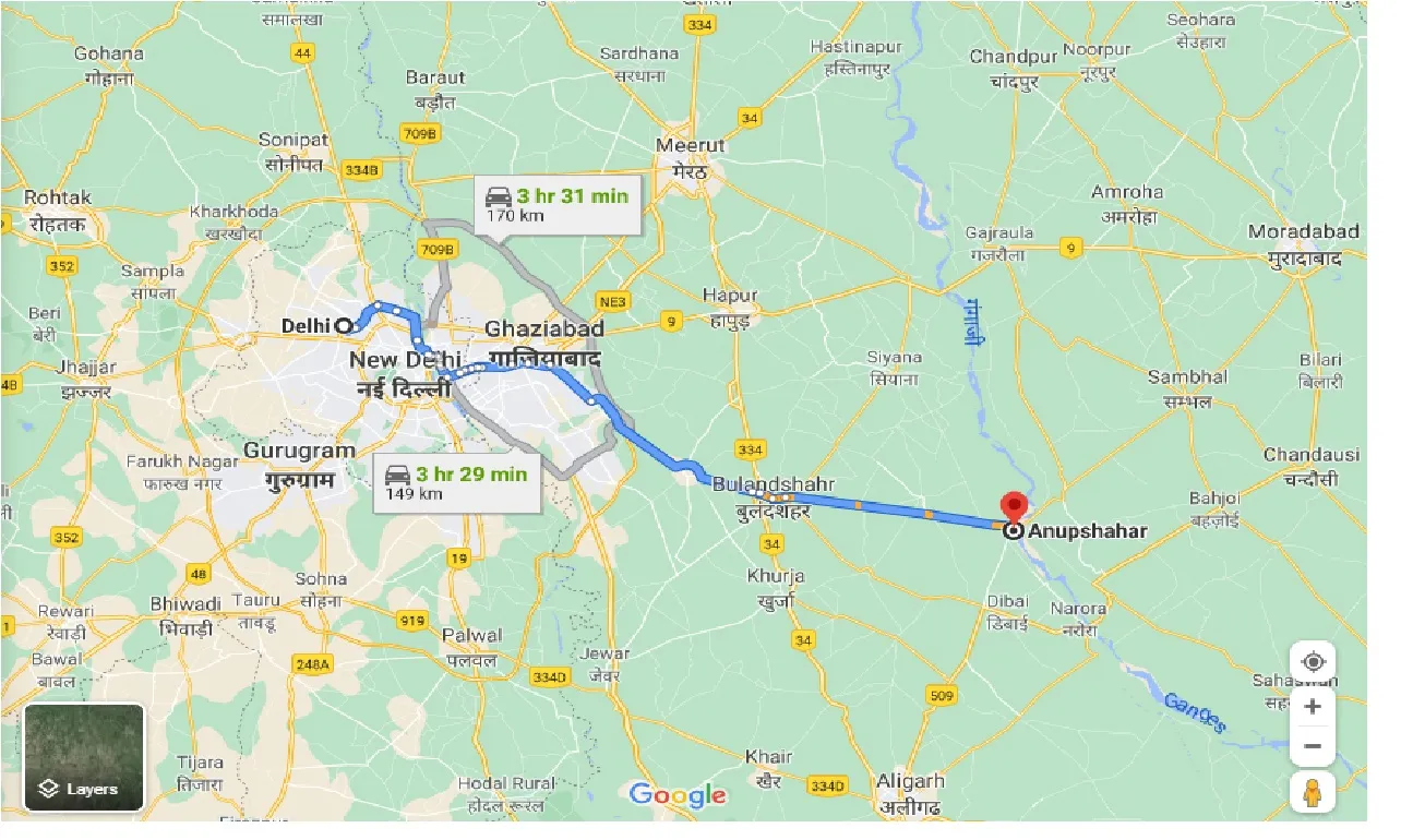delhi-to-anupshahar-one-way