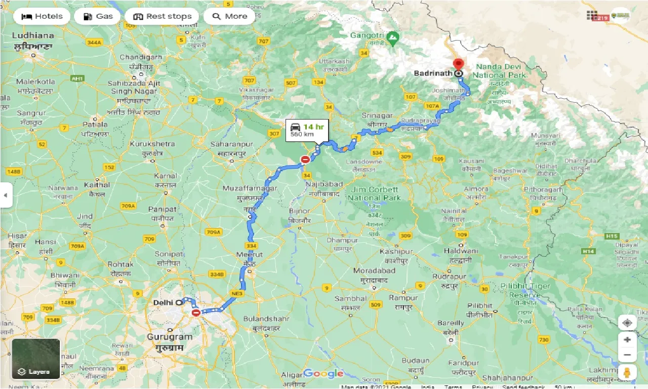 delhi-to-badrinath-one-way