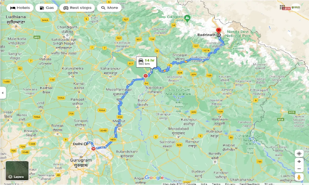 delhi-to-badrinath-round-trip