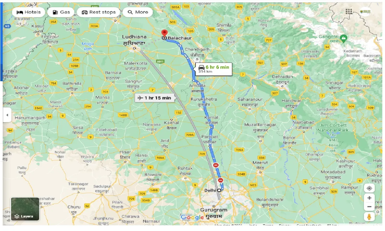 delhi-to-balachaur-round-trip