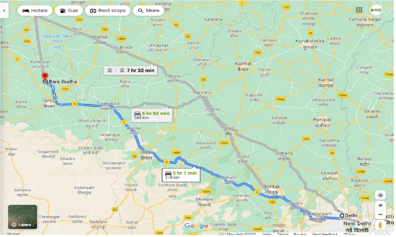 delhi-to-bara-gudha-round-trip