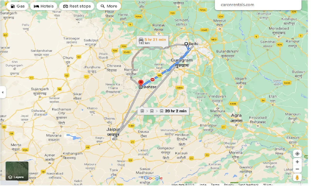delhi-to-behror-round-trip