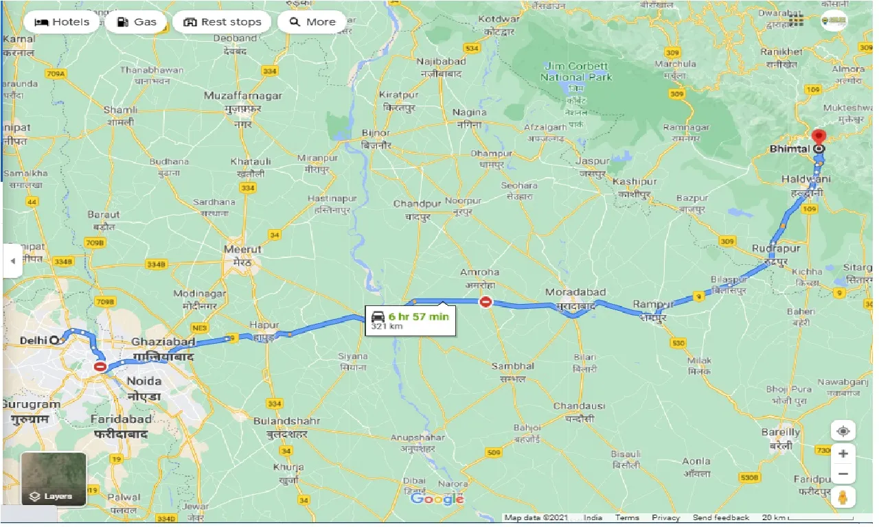 delhi-to-bhimtal-one-way